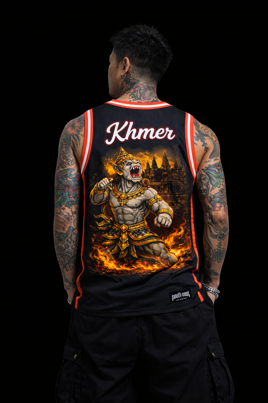 [Pre-order] Cambodia Singlet — Black [$55.00]