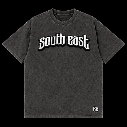 [Pre-order] South East Logo Tee - Charcoal [$65.00]