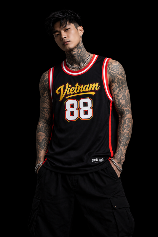 [Pre-order] Vietnam Singlet — Black [$55.00]