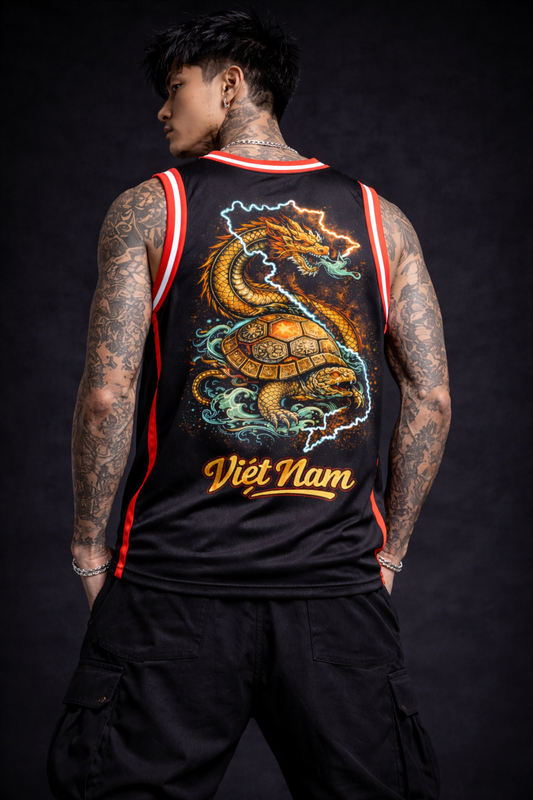 [Pre-order] Vietnam Singlet — Black [$55.00]